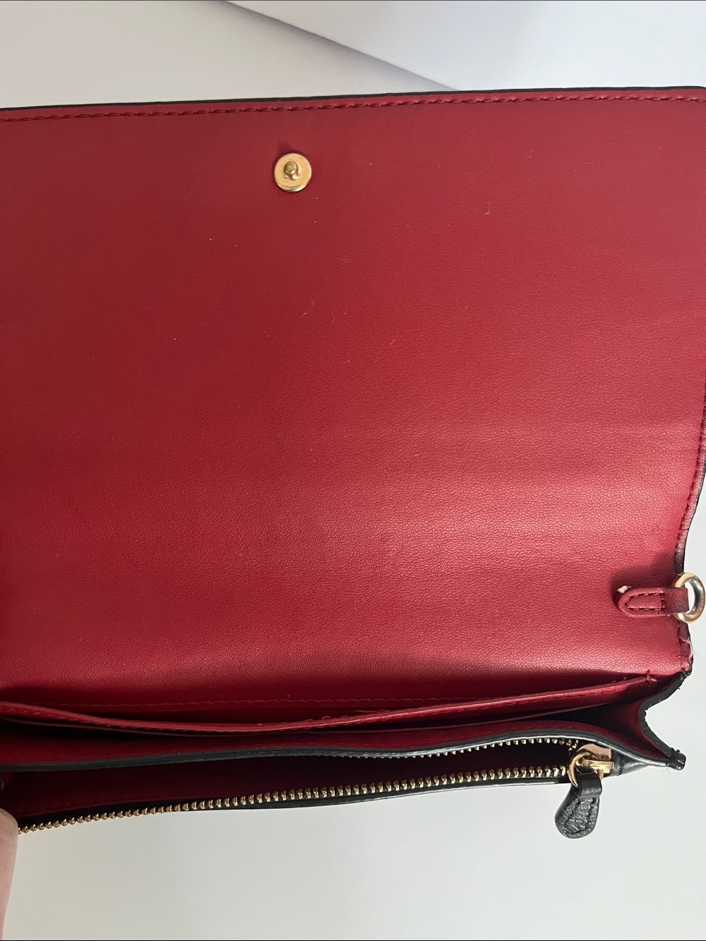 Coach Black Pebble Leather Continental Wallet with Embossed Carriage - Picture 3 of 9